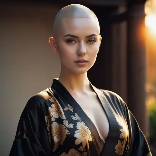 kimono,alopecia,cheongsam,geisha,oriental princess,buzzcut,ventress,asian vision,oriental girl,japanese woman,ao dai,nitaya,geisha girl,buddhist monk,yukata,maiko,rahula,zhaowen,kimono fabric,miss vietnam,Conceptual Art,Fantasy,Fantasy 11