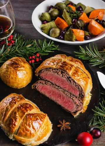 alva-offers-dining-christmas-takeaway-delivery-beef-wellington,beef wellington,christmas menu,christmas dinner,christmas food,roll roast,roast beef,beef tenderloin,venison,prime rib,irish beef,holiday