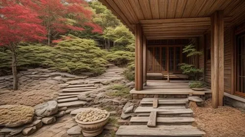 ryokan,japanese-style room,ryokans,japanese zen garden,japan garden,japanese garden ornament,japanese garden,teahouse,arashiyama,zen garden,japanese shrine,wooden path,chanoyu,wooden house,onsen,entryway,autumn in japan,entryways,small cabin,beautiful japan,Game Scene Design,Game Scene Design,Realistic