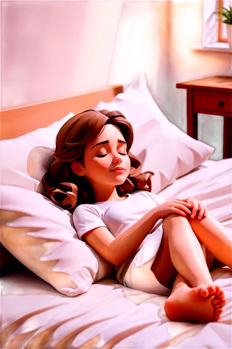 marla,arrietty,sleeping rose,relaxed young girl,girl in bed,woman on bed,aerith,amelie,restful,sleeping,jetlag,indolence,resting,siesta,sleepwalked,indolent,dreamfall,bed,couette,the sleeping rose,Unique,3D,Low Poly