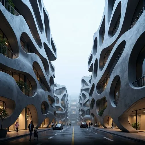 morphosis,futuristic architecture,masdar,bjarke,ravensbourne,interlace,honeycomb structure,heatherwick,ocad,3d rendering,mvrdv,safdie,kirrarchitecture,arcology,pedrera,multi storey car park,biomorphic,parametric,apartment block,building honeycomb