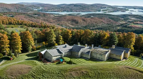 add a contemporary modern house,house in mountains,house in the mountains,eco hotel,beech mountains,cube house,bieszczady,grass roof,inverted cottage,chalets,bendemeer estates,bird's-eye view,3d rende