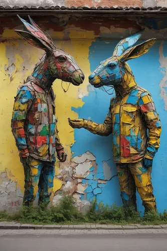 street artists,streetart,street art,hares,urban street art,urban art,mural,wall painting,rabbits and hares,whimsical animals,graffiti art,public art,street artist,donkeys,grafitti,rabbits,brasov,sibiu,painted wall,graffiti,Conceptual Art,Graffiti Art,Graffiti Art 03