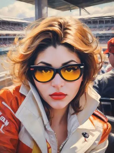 holtzmann,tracer,retro woman,yasumasa,tenenbaum,rexha,Digital Art,Impressionism