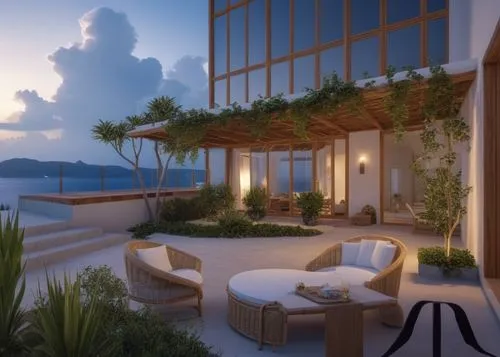 penthouses,holiday villa,amanresorts,roof terrace,palmilla,landscape design sydney,oceanfront,balcony garden,outdoor furniture,tropical house,mustique,luxury property,luxury home interior,3d rendering,samui,roof landscape,dunes house,block balcony,zihuatanejo,dreamhouse,Photography,General,Realistic