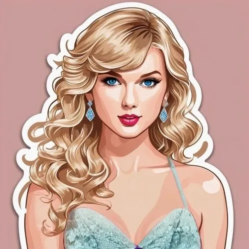 fashion vector,vector illustration,tayberry,vector art,edit icon,barbie doll,elsa,vector image,vector graphic,portrait background,pop art style,blonde woman,download icon,digital artwork,denim backgro