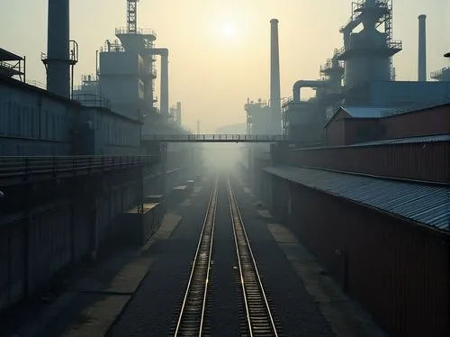 industrial landscape,refineries,steel mill,industriels,industrie,industrialization,industrial plant,industrialize,industry,industriale,industrial smoke,industrial area,industrial,industry 4,oil refinery,industries,industrialism,steelworks,industrielles,zollverein,Photography,General,Realistic