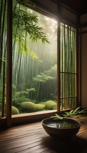 bamboo curtain,bamboo plants,bamboo forest,japanese-style room,yinzhen,bamboo,teahouse,ryokan,tea ceremony,tea zen,bamboos,zen garden,hawaii bamboo,banya,onsen,teahouses,ryokans,japanese zen garden,dojo,bamboo frame,Conceptual Art,Fantasy,Fantasy 19