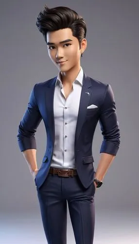 gangnam,3d man,ken,3d figure,vax figure,salaryman,Unique,3D,3D Character