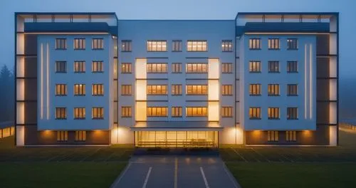 modern school building with glass,plattenbau,dessau,appartment building,fachhochschule,fachhochschulen,bauhaus,hochschule,herzogenaurach,architekten,klinikum,biozentrum,vidyapeeth,tempelhof,karlsruhe,