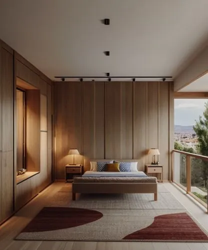 Спальня на балконе,a bedroom scene complete with a large bed,amanresorts,minotti,modern room,interior modern design,lefay,mahdavi,sleeping room,dunes house,penthouses,anastassiades,neutra,associati,se