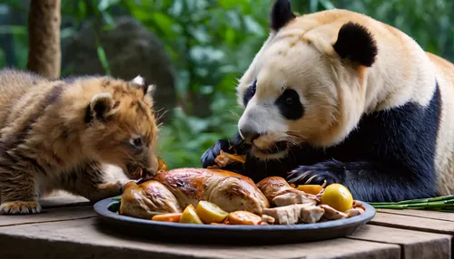 pandas,giant panda,beibei,feeding,mealtime,asian tiger,dinner for two,feeding place,feeding animals,makan,garden dinner,panda,delicious meal,pardus,zabu,malayan tiger cub,lun,feeding time,zoo schönbrunn,appetite,Photography,General,Natural