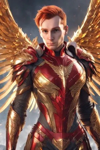 hawkgirl,archangel,flamebird,uniphoenix,zauriel,the archangel,Photography,Realistic