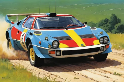 lancia stratos,alpine a110,alpine a310,lancia 037,renault alpine,matra 530,renault alpine model,alpine,renault 5 alpine,lancia delta s4,porsche 912,porsche 914,world rally car,citroën acadiane,porsche 914-6 gt,porsche 924,porsche 904,porsche 917,ferrari daytona,lotus europa,Illustration,Realistic Fantasy,Realistic Fantasy 04