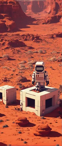 red planet,research station,barren,mars rover,mars probe,martian,moon base alpha-1,hospital landing pad,mission to mars,mining facility,planet mars,mars i,io centers,moon valley,sossusvlei,parking spot,mesa,parking space,valley of the moon,earth station,Unique,Pixel,Pixel 03