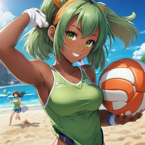 volleyball,beach volleyball,volleyball player,beach sports,beach soccer,beach basketball,volley,tiki,footvolley,beach background,summer background,beach defence,beach ball,volleyball team,sports girl,volleyball net,sanya,honolulu,holding a coconut,soccer player,Illustration,Japanese style,Japanese Style 03