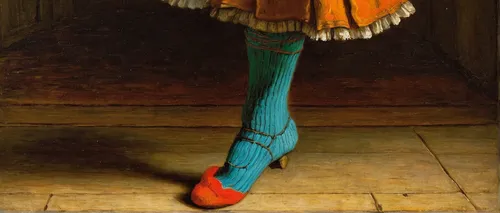 majorette (dancer),croquet,male peacock,stilt,pinocchio,stilts,harlequin,jester,achille's heel,maracatu,portrait of a girl,rosella,portrait of a hen,girl with cloth,the carnival of venice,peacock,woman's legs,épée,bellini,painter doll,Art,Classical Oil Painting,Classical Oil Painting 06