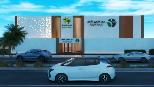 the city of miami has built a new and larger business center,masdar,car showroom,3d rendering,yanbu,golf hotel,jubail