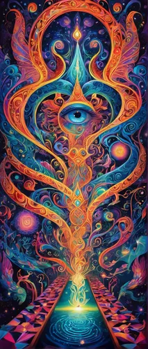 psychedelic art,cosmic eye,dimensional,astral traveler,psychedelic,lsd,trip computer,vortex,inner space,vibration,acid,vibrations,consciousness,aura,flow of time,third eye,the universe,ego death,transcendental,dimension,Illustration,Realistic Fantasy,Realistic Fantasy 39