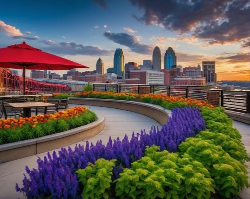 roof garden,highmark,cincinnati,rencen,philadelphia,phila,northwestern,cincinnatti,seattle,cincy,spring garden,roof terrace,flowerbeds,montreal,minneapolis,vegetables landscape,baltimore,riverfront,hyacinths,adelphia,Conceptual Art,Sci-Fi,Sci-Fi 14