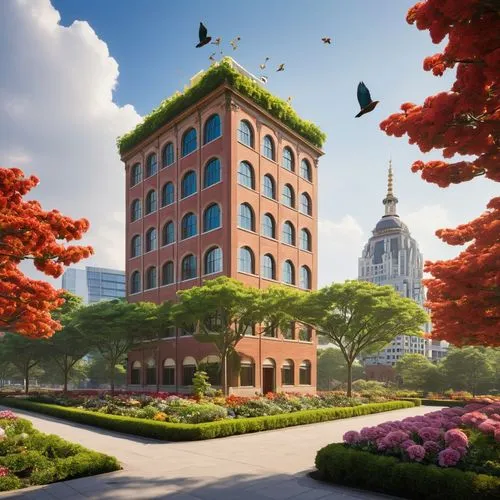 office building,office block,renaissance tower,apartment building,appartment building,aurora building,Photography,General,Realistic