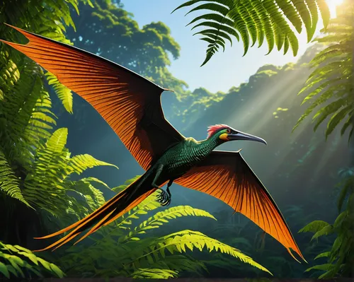 pterosaur,tropical bird climber,quetzal,bird of paradise,bird-of-paradise,pterodactyls,swainson tucan,gonepteryx cleopatra,tropical bird,toco toucan,tropical birds,tucan,brown back-toucan,bird illustration,perched toucan,pteroglossus aracari,nature bird,chestnut-billed toucan,yellow throated toucan,keel-billed toucan,Illustration,Japanese style,Japanese Style 05