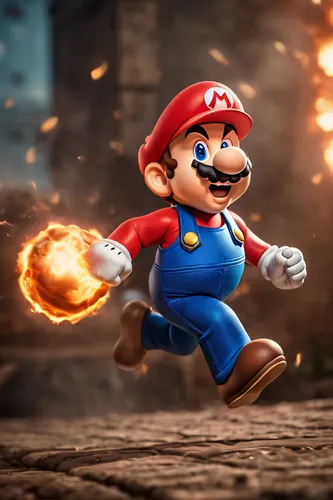 super mario,mario,super mario brothers,mario bros,luigi,digital compositing,fuel-bowser,mobile video game vector background,fire background,petrol-bowser,game art,smash,steel wool,3d render,power-up,plumber,toad,spark fire,red super hero,firespin,Photography,General,Cinematic