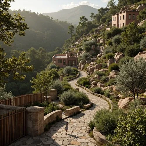 provencal,dorne,priorat,provencal life,vallat,serra de tramuntana,provence,amanresorts,laoshan,quartz sandstone peak woodland landscape,theed,mountain settlement,tramuntana,terraces,hiking path,altadena,la rocher de la baume,prades,umbrian,taliesin