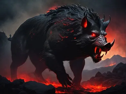 hellhound,blackwolf,lycan,barghuti,fenrir,werewolve,barghest,lycanthrope,lycanthropy,hellhounds,lycanthropes,howling wolf,wolfsangel,werewolf,lycans,werewolves,wolfen,black shepherd,schindewolf,werwolf,Illustration,Japanese style,Japanese Style 21