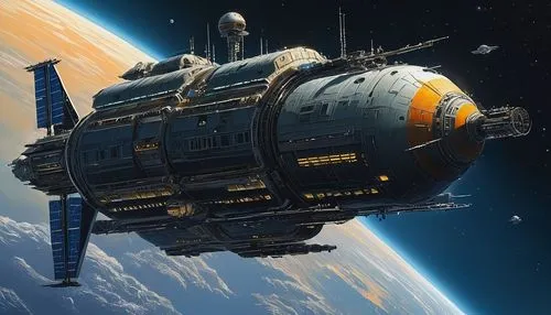 spaceliner,sci fiction illustration,space station,spacecraft,space ships,satellite express,carrack,stardock,space capsule,sky space concept,dreadnaught,soyuz,taikonauts,rorqual,orbiter,space ship,homeworld,fast space cruiser,spaceship space,spaceship,Illustration,Realistic Fantasy,Realistic Fantasy 28