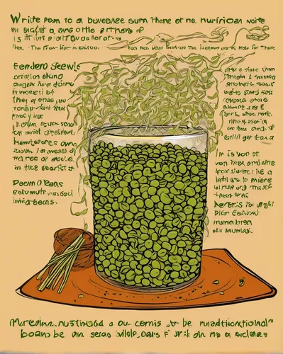 Write a poem about the nutritional benefits of mung beans,pickling,permaculture,moringa,wheatgrass,the production of the beer,pesto,mung beans,real coriander,alfalfa sprouts,sauerkraut,freekeh,watercr