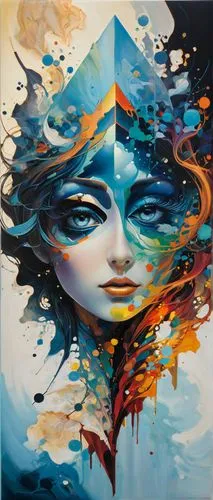 chevrier,fluidity,oil painting on canvas,pacitti,abstract painting,adnate,abstract artwork,seni,siren,amphitrite,art painting,imaginacion,jeanneney,synesthesia,masquerade,samsara,emic,duenas,woman thinking,aura,Conceptual Art,Fantasy,Fantasy 03