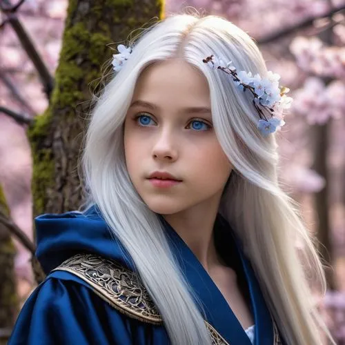 violet head elf,white rose snow queen,ellinor,lorien,gondolin,elven,elven flower,vasilisa,fairy tale character,winterblueher,reynir,noldor,edain,galadriel,behenna,kotova,lyria,emrys,circlet,delenn