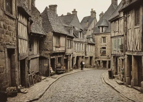 medieval street,the cobbled streets,normandy,medieval town,france,cobbles,dordogne,mont st michel,shaftesbury,le mans,ardennes,reims,cobblestones,honfleur,rouen,cobblestone,townscape,bretagne,french digital background,moret-sur-loing,Photography,Black and white photography,Black and White Photography 12