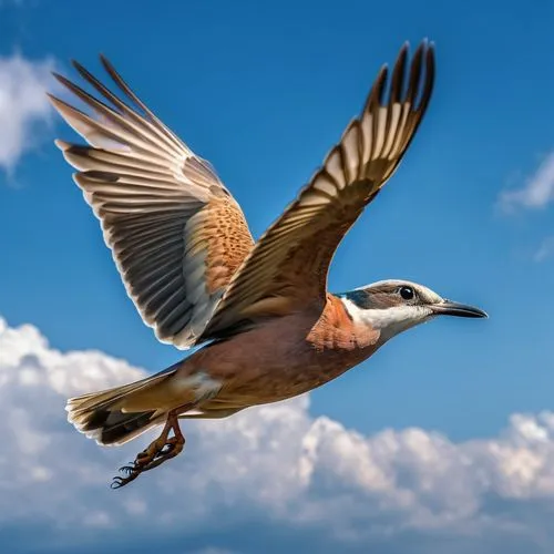 Beautiful bird flying in the sky,microraptor,bird in flight,egyptian goose,bird flying,pterodactylus,garrison,passenger pigeon,charadriiformes,eurasian wigeon,anicetus,crane bird flying,migratory bird