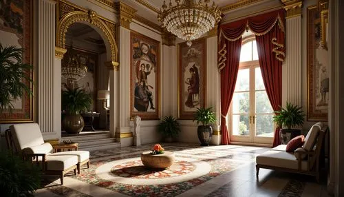 ornate room,royal interior,ritzau,lanesborough,villa cortine palace,farmleigh,hermitage,cliveden,enfilade,orangerie,cochere,sitting room,neoclassical,russborough,brodsworth,marble palace,entrance hall,witley,versailles,palatial