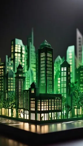 micropolis,city skyline,metropolis,microdistrict,fantasy city,city buildings,cityscape,city at night,green electricity,cybercity,lego city,city lights,city panorama,aurora village,diorama,city cities,cities,urbanworld,tilt shift,tokyo city,Unique,Paper Cuts,Paper Cuts 10