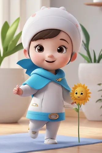 Create a heartwarming tale about how being super can change someone's life.,cute cartoon character,cute cartoon image,doraemon,chef,pororo the little penguin,matsuno,clay animation,agnes,cartoon flowe