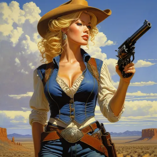 cowgirls,girl with gun,woman holding gun,cowgirl,girl with a gun,wild west,gunfighter,western,countrygirl,holding a gun,sheriff,western riding,smith and wesson,western film,country-western dance,retro women,western pleasure,cowboy bone,american frontier,revolvers
