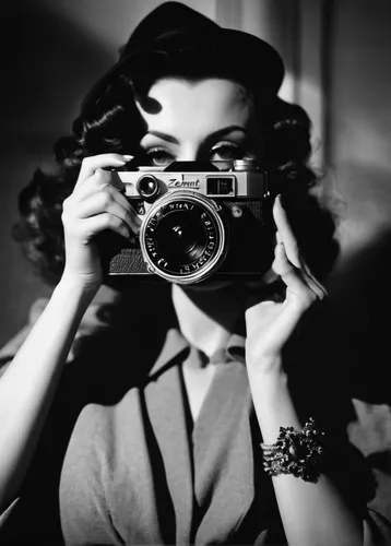 vintage woman,vintage girl,vintage women,vintage camera,retro women,retro woman,vintage girls,vintage style,classic photography,vintage female portrait,jane russell-female,a girl with a camera,leica,vintage fashion,retro girl,hedy lamarr-hollywood,rangefinder,vintage background,50's style,vintage 1950s,Photography,Black and white photography,Black and White Photography 08