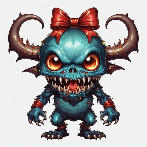 christmas imp,lechuck,huegun,krampus,jebtsundamba,nagyszombat,Illustration,Abstract Fantasy,Abstract Fantasy 11