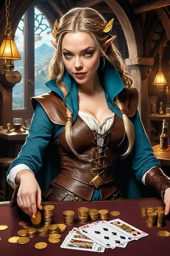 gwent,rotglühender poker,liliana,chessani,margairaz,daggar,Unique,Design,Logo Design