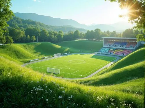 coradia,garmisch partenkirchen ski stadium,levadia,soccer field,lechia,football stadium,geoffroy,withdean,stadionul,waldstadion,stadio,levanduľové field,rabotnicki,geoffroi,football pitch,football field,horma,sommerfield,sportpark,frankenstadion,Photography,General,Realistic