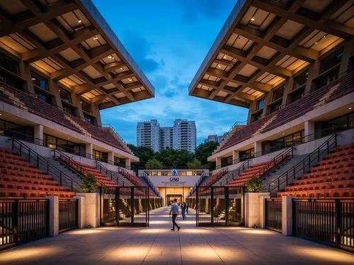 payoh,amphitheater,ahmanson,open air theatre,taikoo,amphitheatre,esplanade,tampines,barbican,auditoriums,kallang,auditorio,budokan,sengkang,delacorte,bedok,grandstand,biopolis,concert hall,skirball