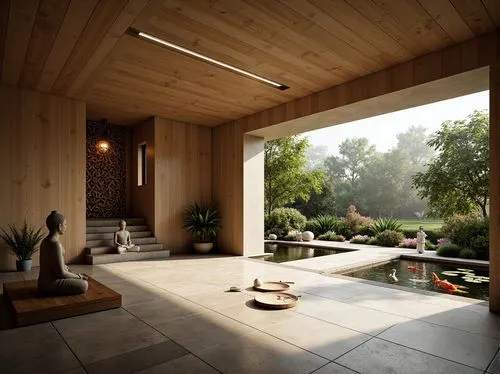 3d rendering,render,wooden beams,landscape design sydney,renders,amanresorts,wooden decking,wooden sauna,interior modern design,sunroom,spa,landscape designers sydney,3d render,summer house,zen garden,landscaped,timber house,pool house,luxury bathroom,3d rendered