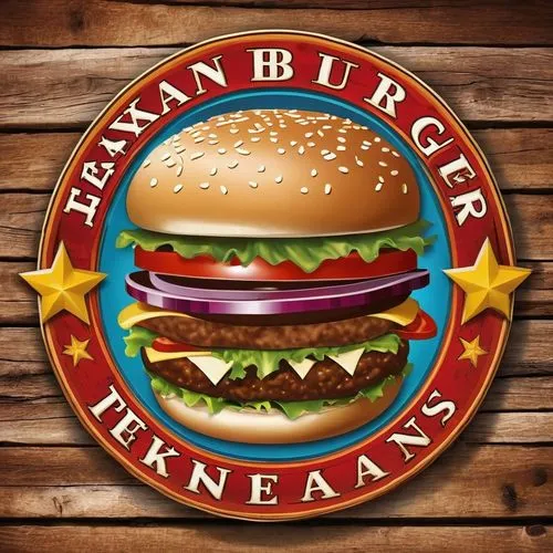 Project Title: 3D Logo Design for "HAMBURGUER TEXANO"

Objective: Create a 3D logo for a hamburger restaurant with a Wild West theme, incorporating the name "Texan Burger" and two drawn trunks. The de