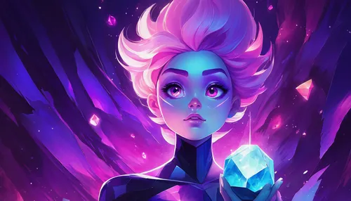 Imagine a corrupted gem character seeking redemption in Steven Universe.,pink diamond,diamond wallpaper,diamond background,amethyst,sapphire,diamond drawn,star mother,fire pearl,geode,crystal,diamond,