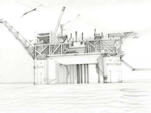 oil platform,seasteading,cofferdams,caissons,offshore wind park,unbuilt,oil rig,seafort,dredge,harbor crane,sketchup,cofferdam,superstructure,hydropower plant,undock,water crane,sea trenches,oceaneeri