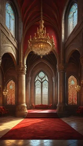 hall of the fallen,royal interior,ornate room,sanctuary,maulbronn monastery,royal castle of amboise,ecclesiatical,grandeur,entrance hall,cathedral,mihrab,frederiksborg,monastery,transept,empty interior,lehzen,baroque,theed,church painting,moritzburg palace,Illustration,Retro,Retro 03