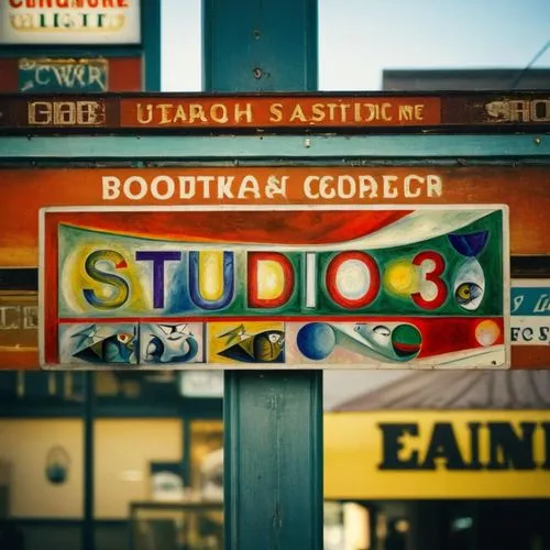 studios,film studio,lubitel 2,wooden signboard,watercolor shops,wooden sign,street signs,signage,aqua studio,studio,photography studio,bogart village,sound studio,record store,wooden arrow sign,studio